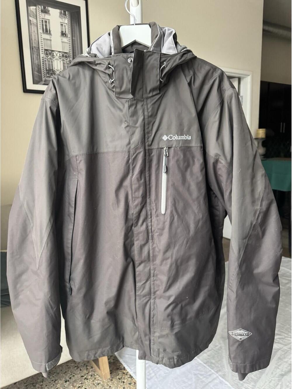 columbia mens interchange jacket Sz Large Tall